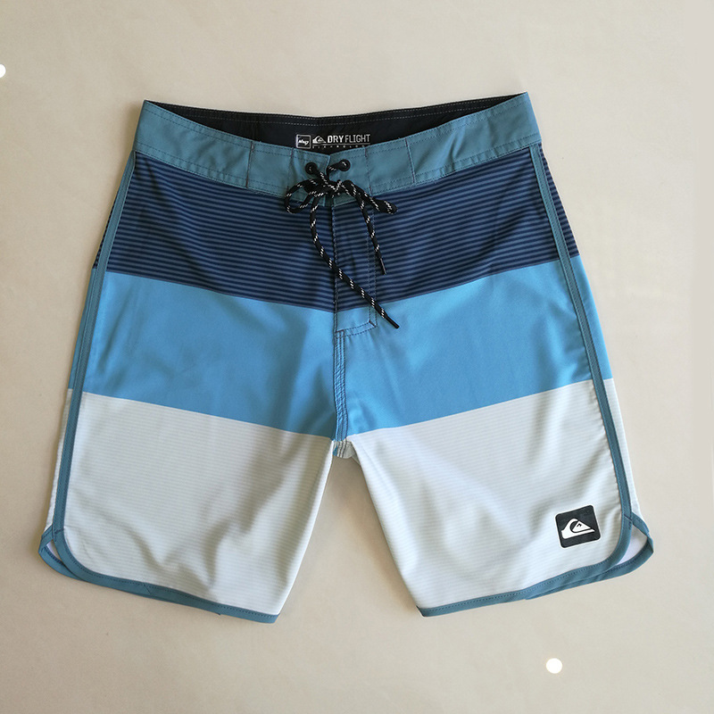 欧美外贸品牌Quiksilver港湾沙滩新品夏季冲浪弹力休闲速干潮泳裤