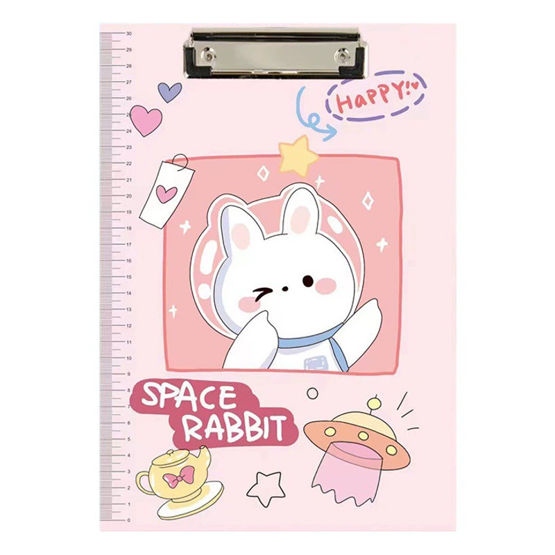 Творческий мультфильм милый файл A4 шина офисные принадлежности студенческие канцелярские принадлежности блокнот для бумаги доска зажим