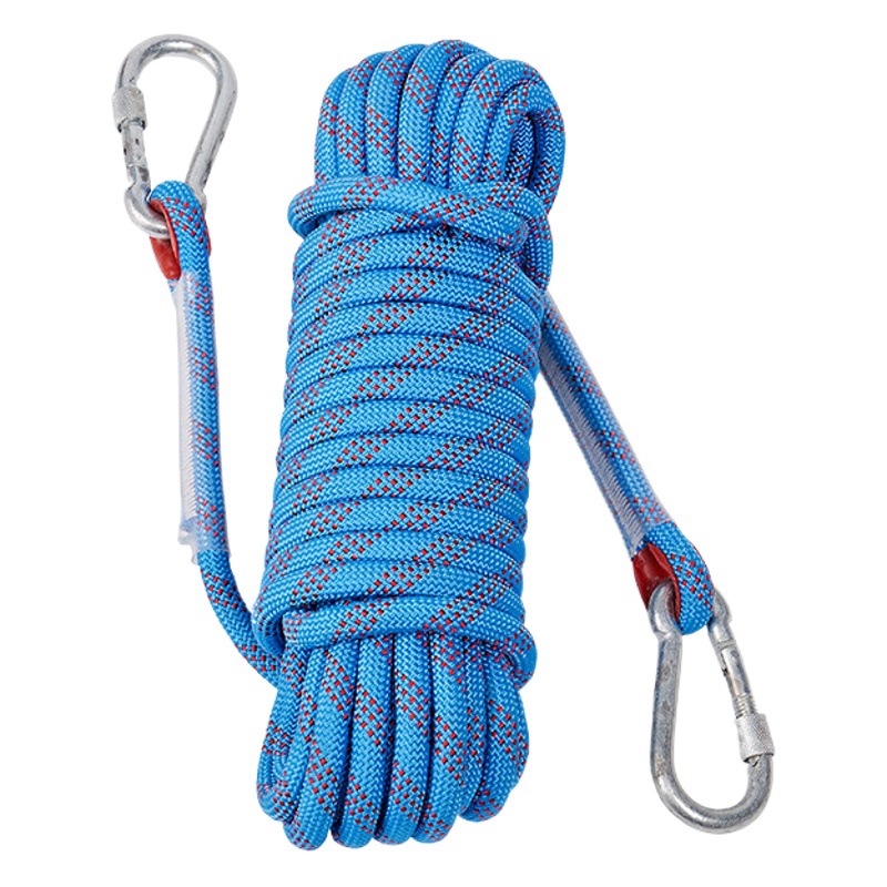 Cuerda de escalada polipropileno poliéster escalada al aire libre cuerda de rescate cuerda de descenso cuerda de seguridad de trabajo aéreo