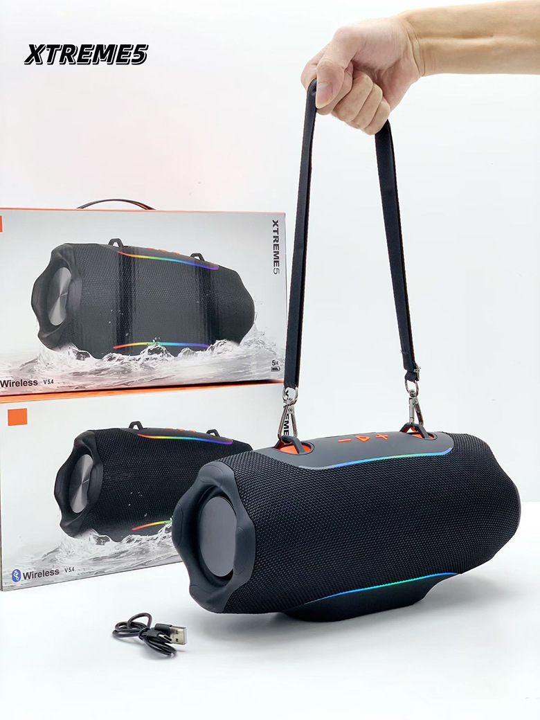New Cross-border Model Xtreme5 War Drum 5th Generation Wireless Bluetooth Speaker Portable Outdoor With Shoulder Strap_voghion.com