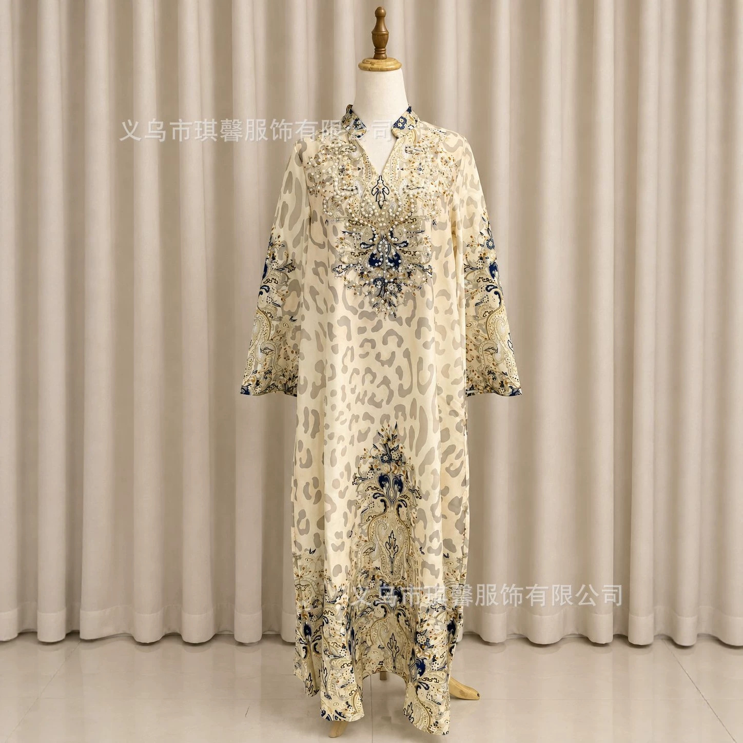 Long robe, European and American style, women's clothing, dress, cross-border, in stock