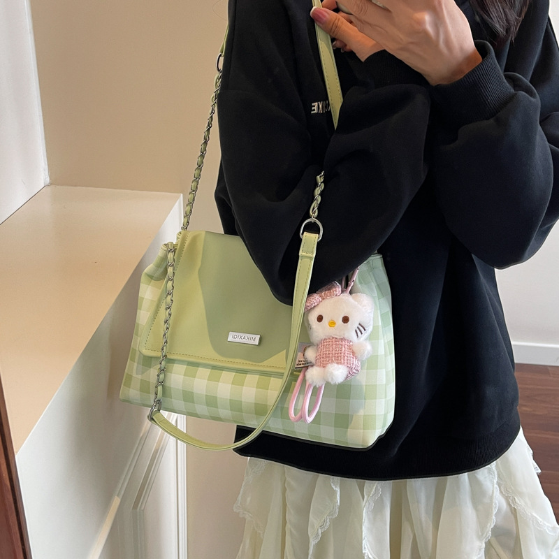 Bolsa de transporte de gran capacidad bolsa de cadena de mujer bolsa de cuadrillas de moda casual sensación diaria de un hombro bolsa de brazo 2026 nuevo image 3