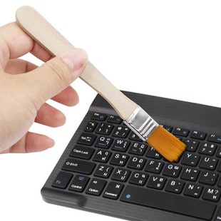 No. 1 wooden handle yellow wool nylon brush computer dust removal small brush soft brush painting brush barbecue brush cleaning brush