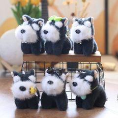 かわいい萌え雪納瑞子犬ストラップぬいぐるみ漫画バッグ掛けキーホルダーぬいぐるみ人形