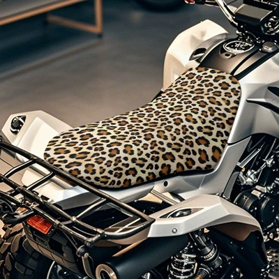 Seat Cover Leopard Print Pattern | Motorcycle cushion