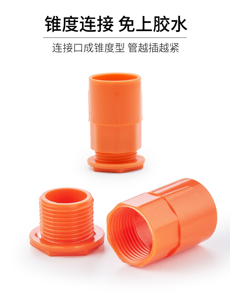 材通pvc管杯疏3分16mm穿线管盒螺接锁母管杯梳4分20mm电线管锁扣-阿里巴巴