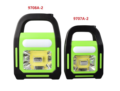 COB Solar Charging Work Light LED Outdoor Camping Light USB Charging Emergency Lighting Handheld Lantern Flashlight