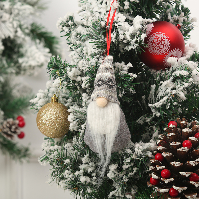 Weihnachten Süß Weihnachtsmann Nicht Gewebt Gruppe Hängende Ornamente 1 Stück display picture 9