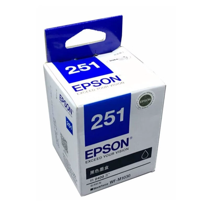 Оригинальный картридж Epson, принтер, чернила, T251, 1030