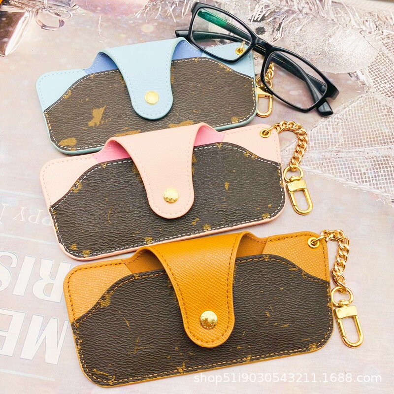 Trendy Brand Eyewear Case, Fashionable Eyewear Pouch, Exquisite Portable Personalized Eyewear Protective Case, Pendant Eyewear Case