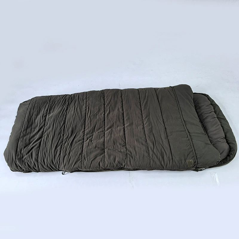 Sleeping bag for fishing, soft heel, increased thickness