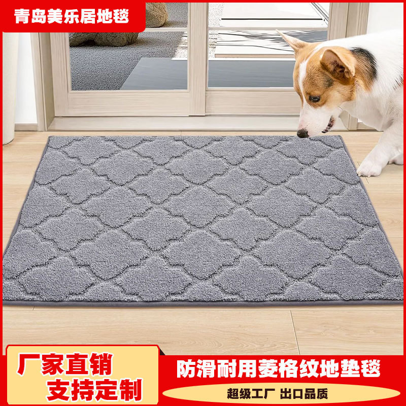 Solid Color Cross-Border European and American Best-Selling Polypropylene Carpet, Non-Slip Floor Mat, Quick Water Absorption, Simple Carpet, Living Room and Bathroom Floor Mat Solid Color Cross-Border European and American Best-Selling Polypropylene Carpet, Non-Slip Floor Mat, Quick Water Absorption, Simple Carpet, Living Room and Bathroom Floor Mat