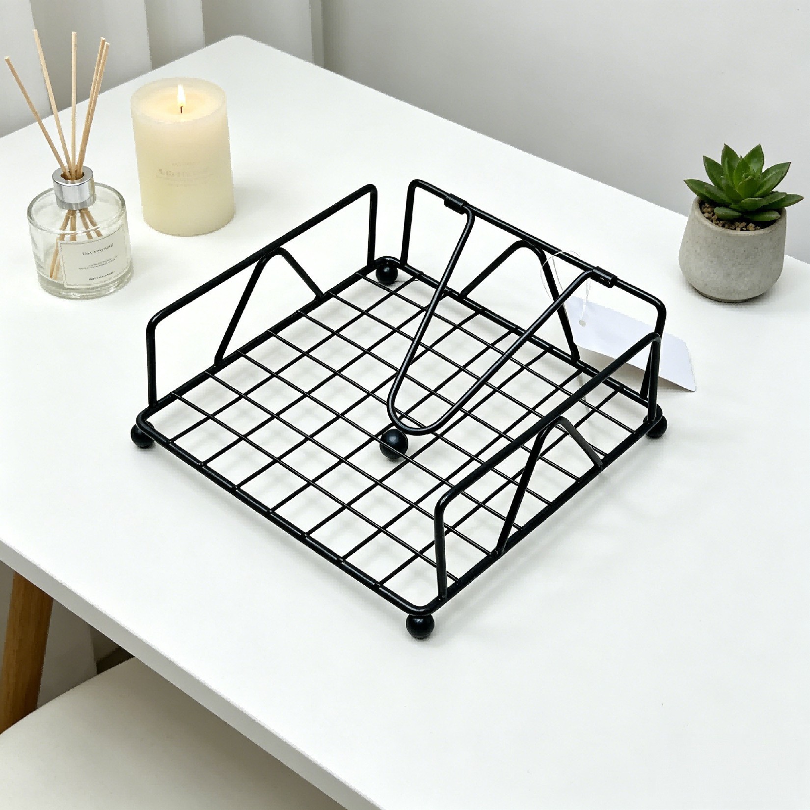 SPOT Iron napkin holder Nordic Iron Art Square servilleta titular de mesa metálica toallas de papel titular de toallas de papel image 12