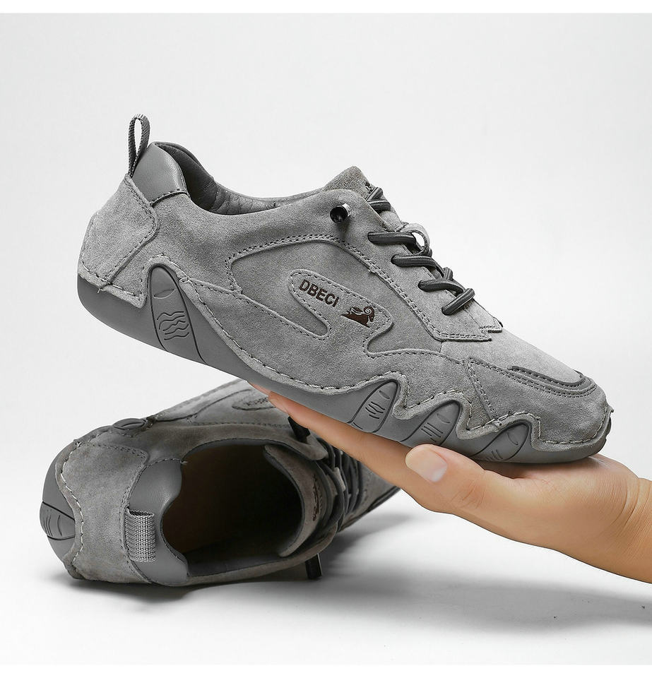 Giày thể thao unisex da thật cỡ lớn, đế bằng, phong cách ngoài trời năng động — 661-3 màu cát, 661-3 màu hồng, 661-3 màu nâu, 661-3 màu trắng chi tiết 38