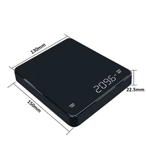 Automatic timing charging LED screen espresso coffee scale electronic scale kitchen scale wholesale