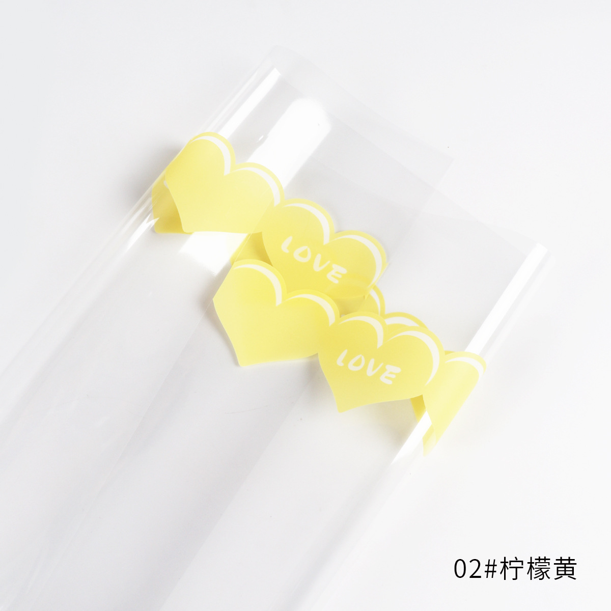 Flor partido 2024 nuevo celofán Flor de papel amor elementos textura color brillante fábrica