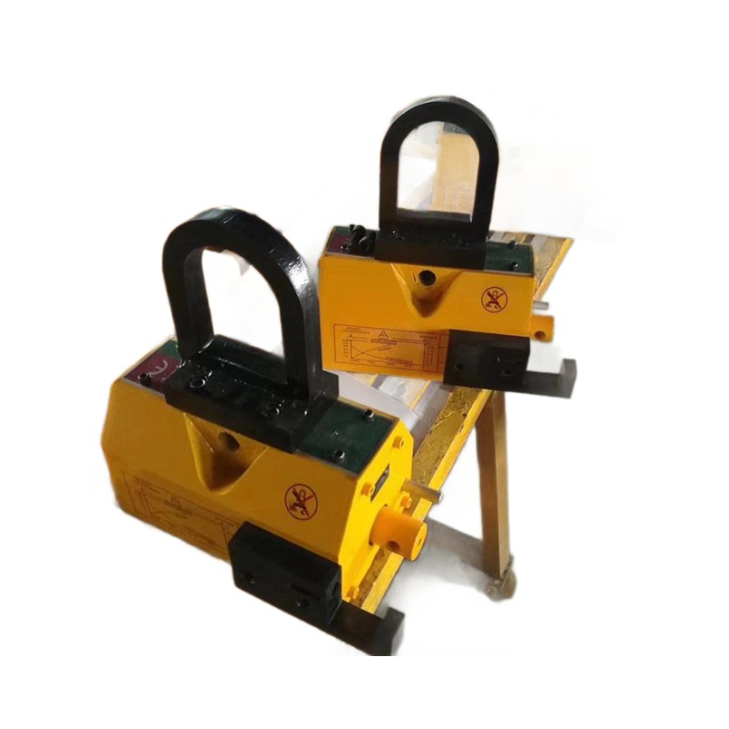 Grúa magnética de imán permanente 1000kg 2000kg chupa de imán fuerte absorción industrial de hierro