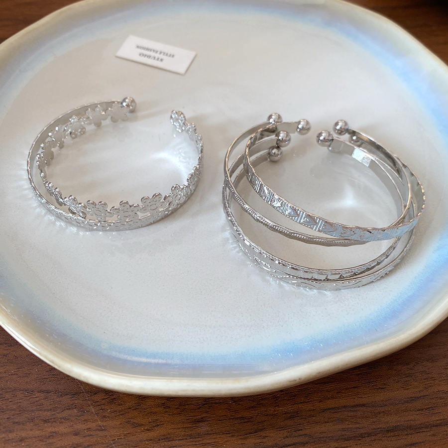 47#Bracelet-silver (set of six)