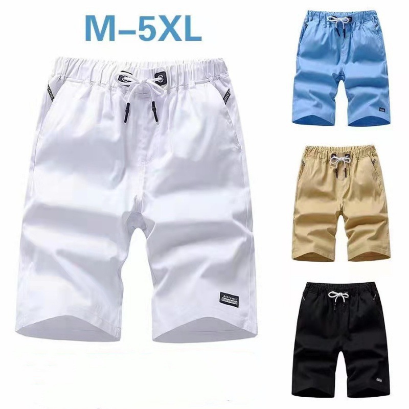 Ventas rápidas de tendencia de verano hombre casual pantalones cortos de algodón deportivo eBay pantalones de playa fabricantes shopee