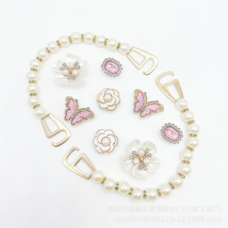 クロスボーダー 2025 下駄靴花装飾アクセサリー PVC ソフトプラスチック DIY 靴バックル卸売工場直接供給|undefined