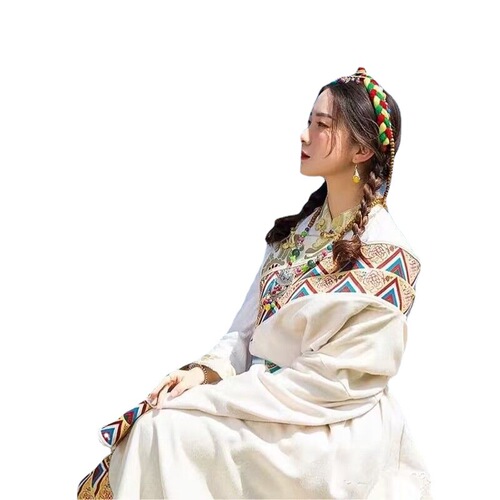 Vacation dress Tibetan clothing women's Tibetan robe Tibetan tourism ethnic minority style Tibetan dance performance