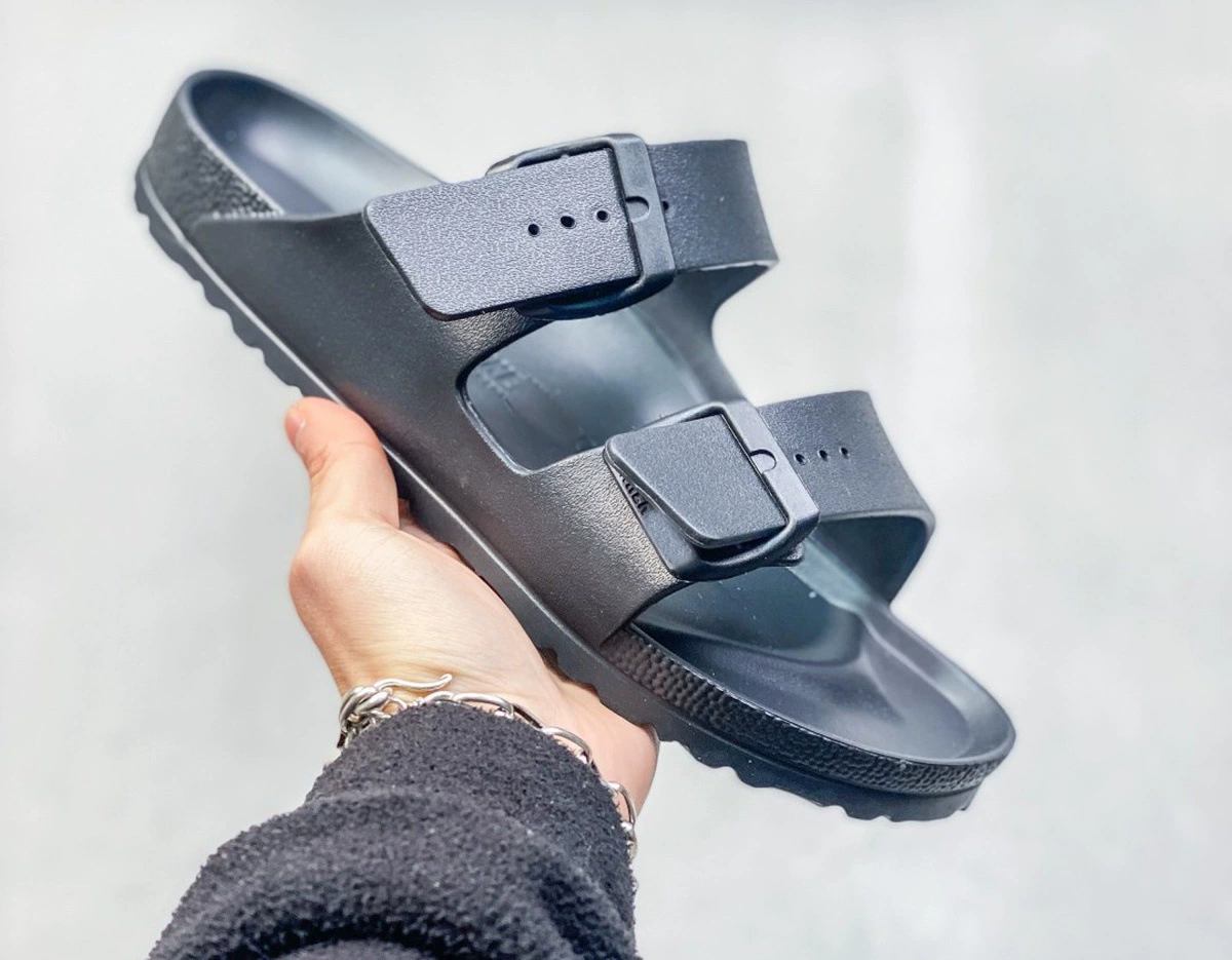 Сандалии Birkenstock из замши для ленивых мужчин BK домашние летние односторонние регулируемые пляжные открытые плоские сандалии для женщин