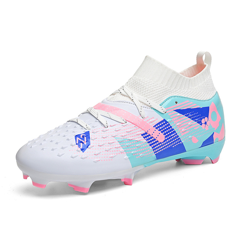 Nuevos zapatos de entrenamiento de clavos largos transfronterizos para hombres y mujeres, zapatos de fútbol de juventud, zapatos de fútbol de estudiantes