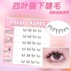 [Glue-free model] 6 rows of four-leaf cat lower eyelashes