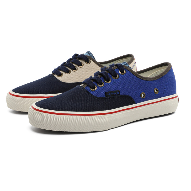 Zapatillas de deporte para hombre, zapatos de lona de moda, nuevos zapatos casuales vulcanizados de verano 2025, zapatos planos de corte bajo de todo fósforo de moda para hombre