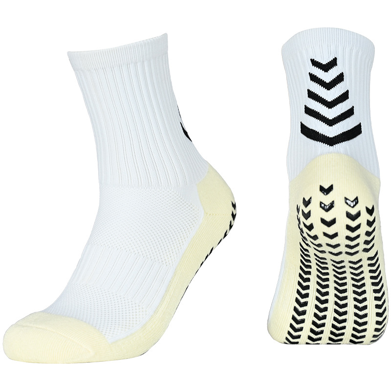 Football Socks with Towel Bottom Thickeneded Men's and Women's Adult Sports Socks Dynamic Basketball Mid-Calf Socks Friction Anti-Slip Short Socks