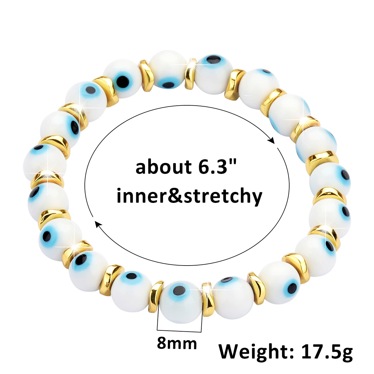 Fashion Devilu0027S Eye Beaded Womenu0027S Bracelets