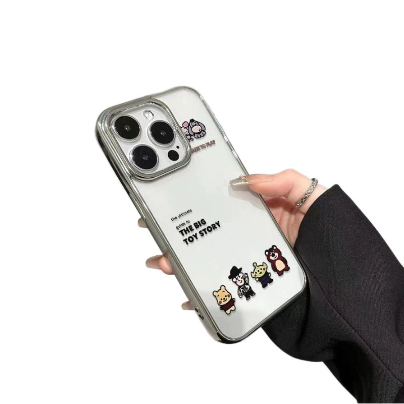 Серебристый чехол для телефона, совместимый с iPhone 14/13, iPhone 13 Pro Max, iPhone 15 Pro Max, iPhone