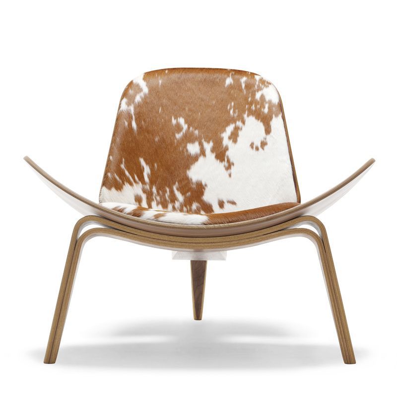 Silla nórdica moderna con respaldo para sala de estar y balcón