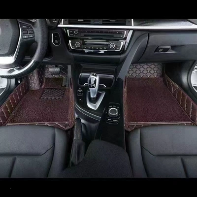 and wear-resistant — Ayaqaltılar (Kovriklər) - upgraded-model-please-note-the-model-year-when-placing-an-order-huiqi-coffee-brown-driver-passenger-seats-pure-black-carpet-silk-mega-discount-sale