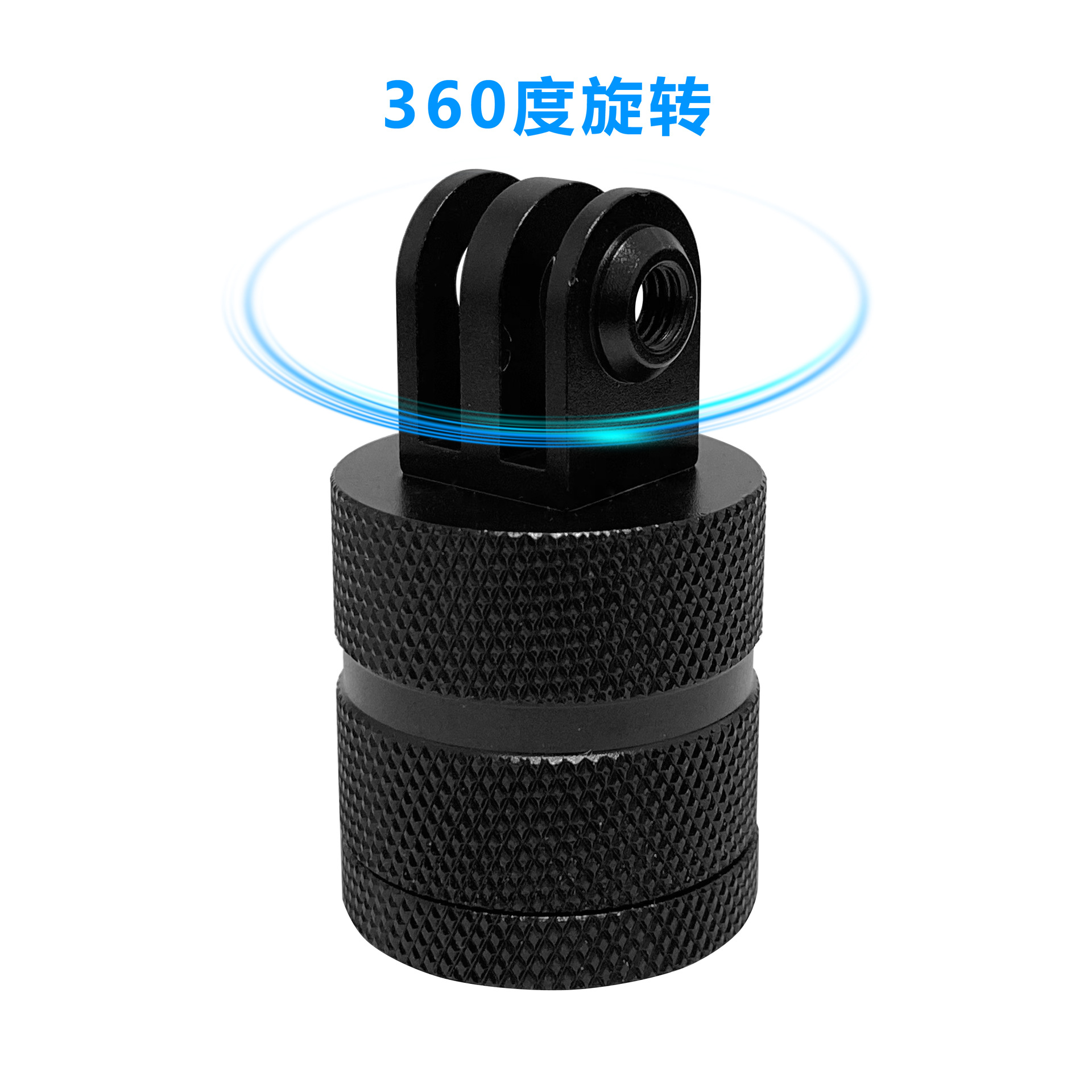 Gopro deportes accesorios de la Cámara sola y doble cabeza 5mm adaptador 360 grados giratoria bicicleta soporte varilla larga tornillo