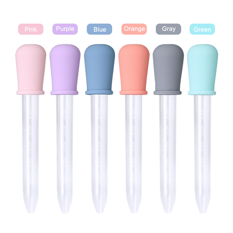 Silicone children's pipette
