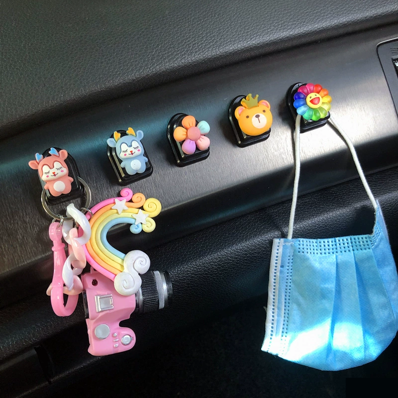 Автомобильный крючок творческий милый тип автомобильной пасты многофункциональный мини-крючок спинка Автокресла крючок оптом