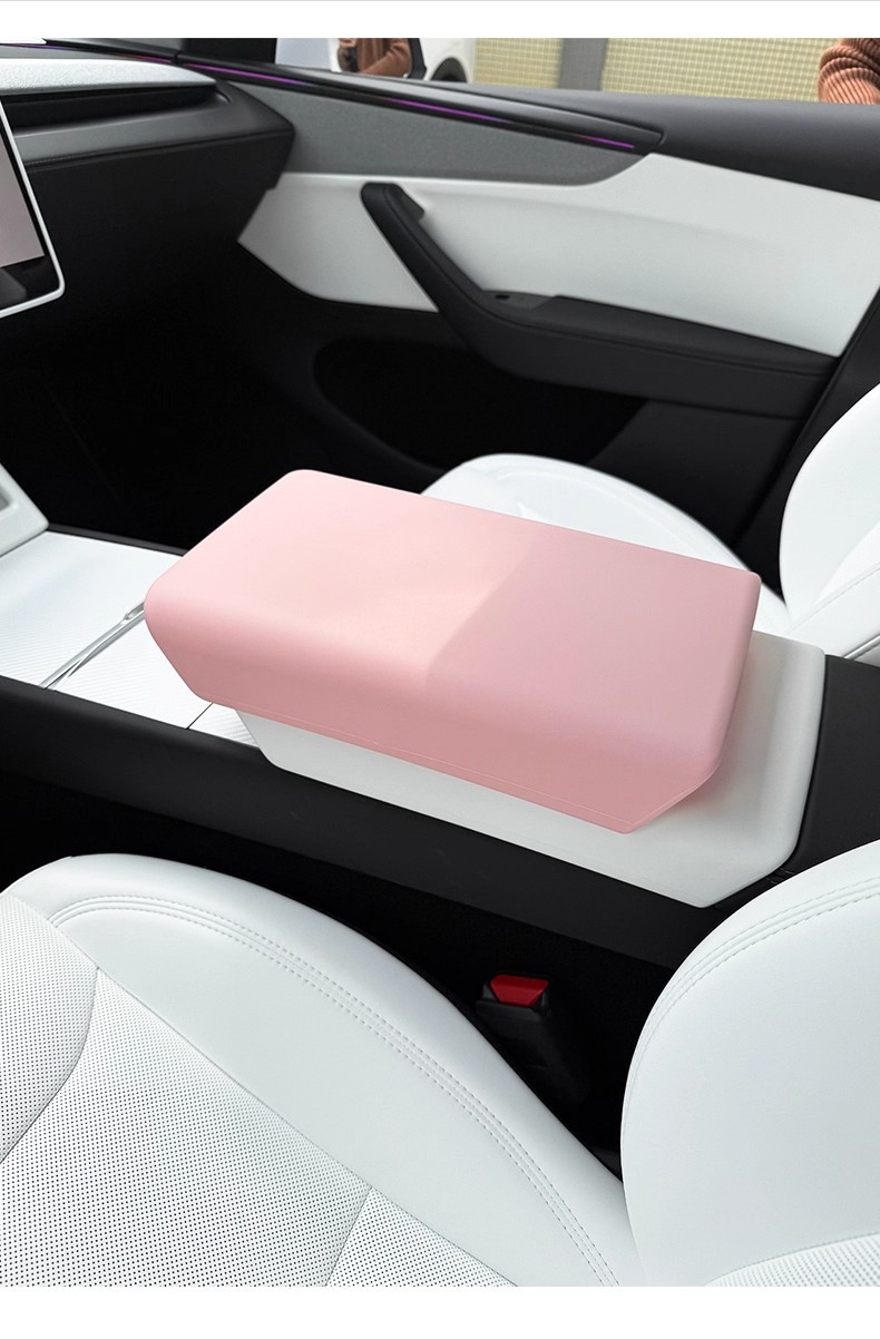 Suitable for Tesla Armrest Box Protective Cover Model3/Y Special Modified Car Interior Decoration Accessories