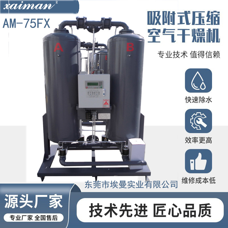 吸附式干燥机压缩空气后处理设备微热吸干机应用于精密仪净化空气