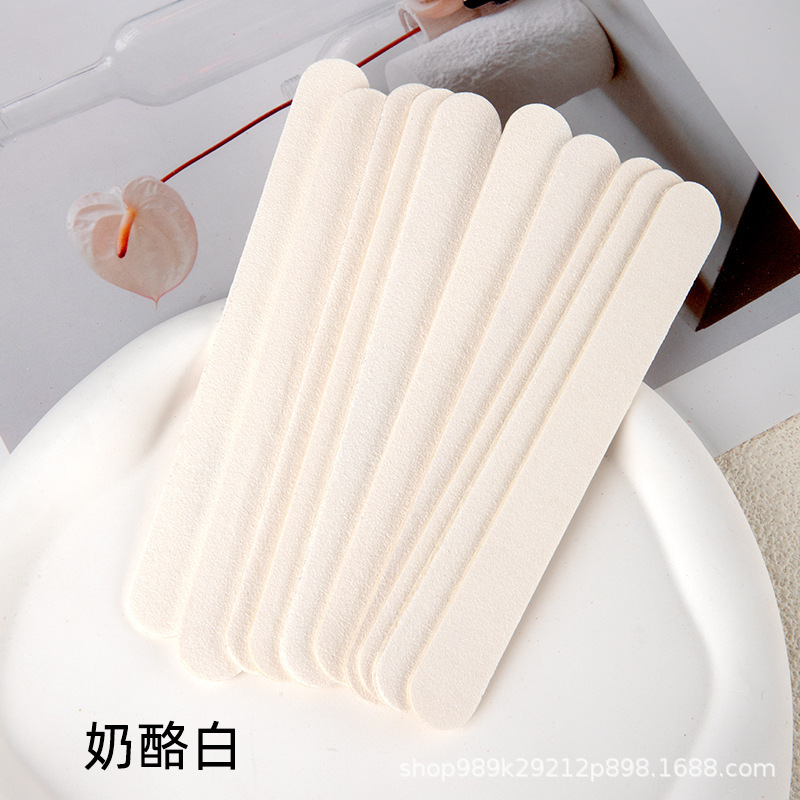 短款迷你指甲锉彩色木皮锉小搓条 穿戴甲打磨条双面打磨不掉砂|undefined