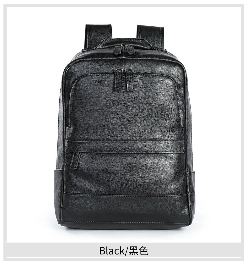 Ba lô nam da bò thật da ngựa điên , balo du lịch đựng laptop 16 inch — 2259 màu đen nổi, 2252 màu đen rơi tự nhiên, Phiên bản nâng cấp màu cà phê 2252, Màu nâu ngựa điên 2252 chi tiết 39