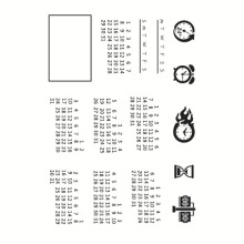 厂家定制现货日期透明印章DIYPVC硅胶印章成品图章儿童手账文具