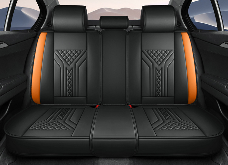 Cross-Border Car Seat Covers, Four-Season Universal Seat Covers, Fully Enclosed Seat Cushions, Nappa Leather Seat Covers, Breathable Ice Silk Cushions