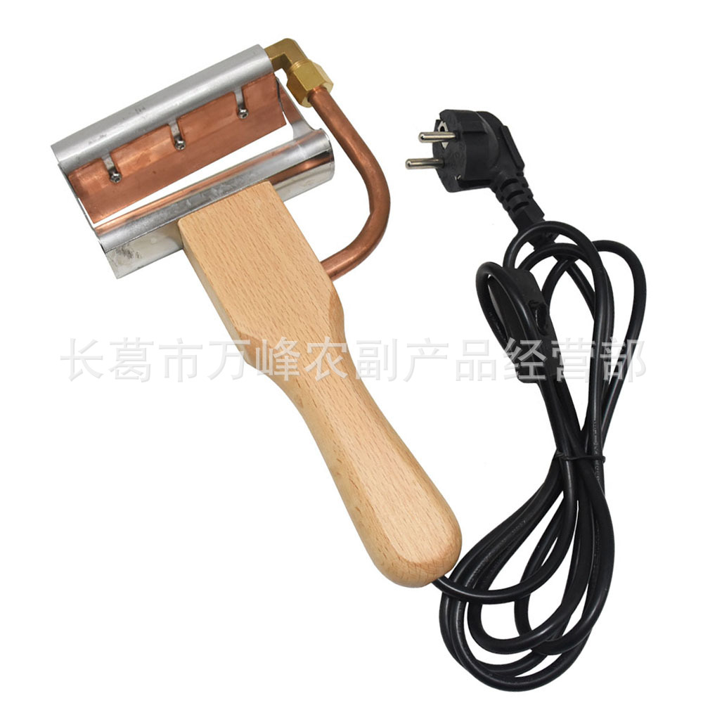 电动刮热刀电热割蜜刀刨割蜜木柄加热割蜜叉割蜜工具养蜂蜂具批发