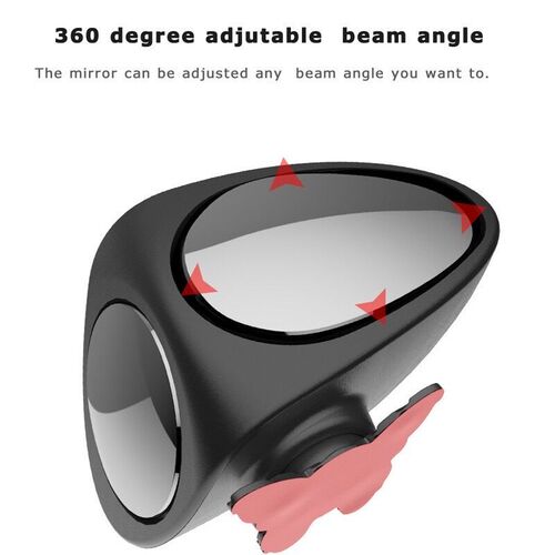 Cross-border new product car rearview mirror auxiliary small mirror vehicle large field of view blind spot backup mirror 360-degree wide-angle mirror