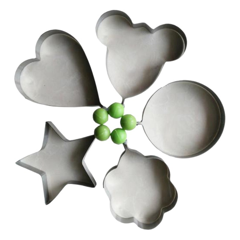 Factory direct 430 stainless steel egg omelette heart-shaped egg omelette mold egg omelette baking cake mold