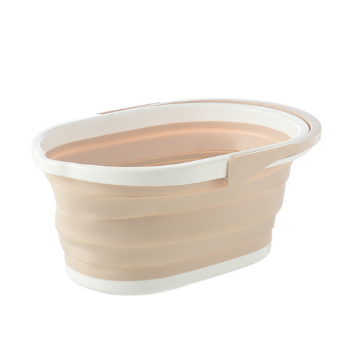 Rectangular plastic mop bucket household folding mopping bucket mop bucket collodion mop cleaning bucket squeeze bucket