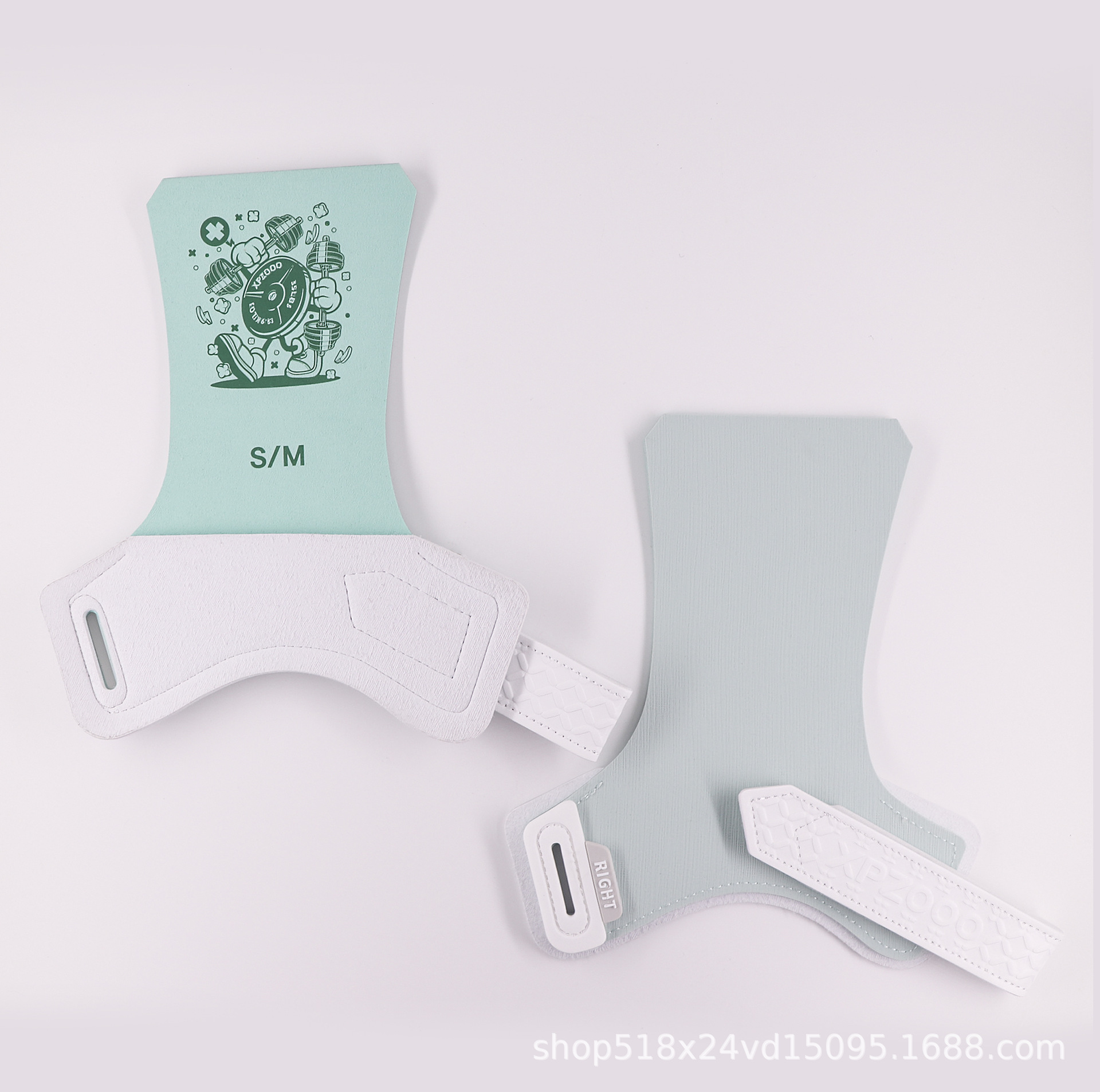 Xpzooo Professional Comprehensive Fitness Cross Fit Rubber Palm Protectors Without Magnesium Powder Gymnastics Horizontal Bar Rings