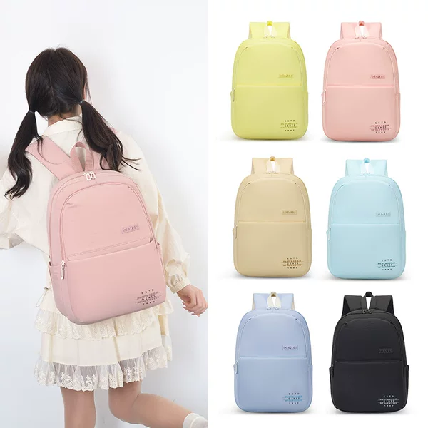Japanese-style minimalist versatile high-end backpack for women, suitable for casual commuting, student backpack, travel, business trips, and stylish laptop bag