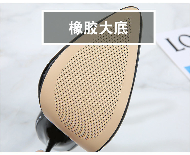 Giày cao gót nữ mũi nhọn gót nhọn siêu cao phối kim loại — Màu bạc, Màu đen, Màu đỏ, Đỏ đào chi tiết 8
